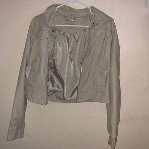 Beige tan jacket